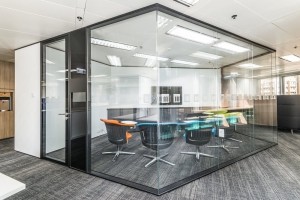 Egood Type 108 full view glass partition wall

